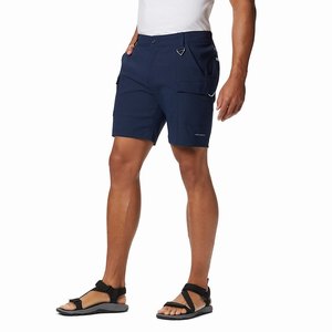 Columbia PFG Low Drag™ Short Herr Marinblå (QWMDF5763)